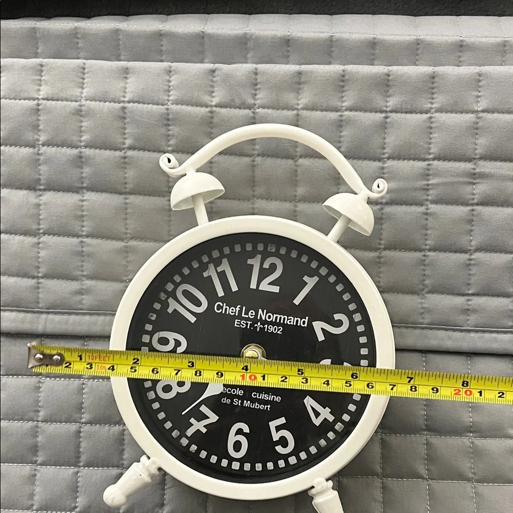 White Vintage Wall Clock